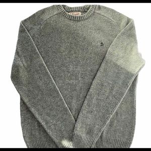 Men’s grey Penquin pullover sweater